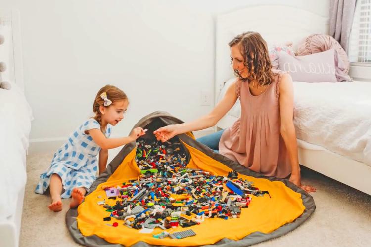 Saco Portátil para Armazenamento de Brinquedos