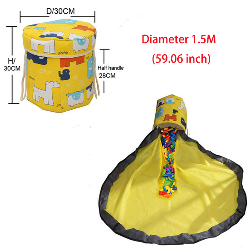 Saco Portátil para Armazenamento de Brinquedos