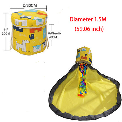 Saco Portátil para Armazenamento de Brinquedos