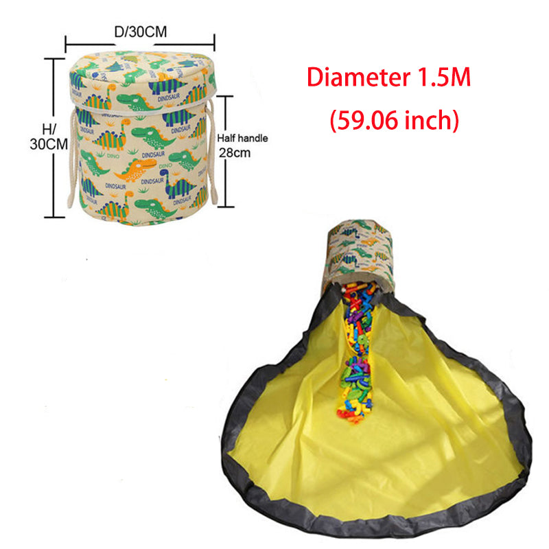 Saco Portátil para Armazenamento de Brinquedos