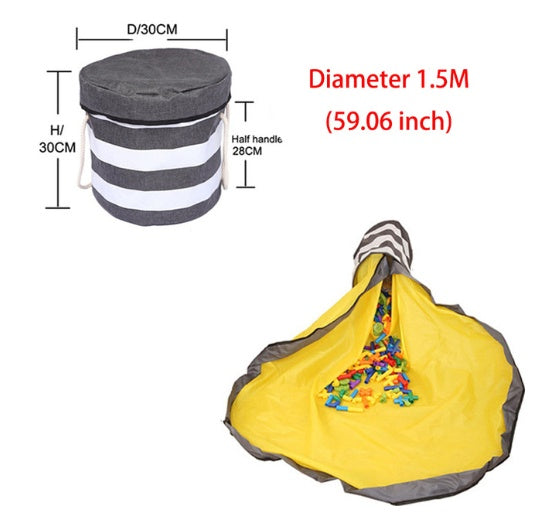 Saco Portátil para Armazenamento de Brinquedos