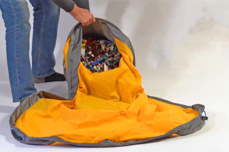 Saco Portátil para Armazenamento de Brinquedos